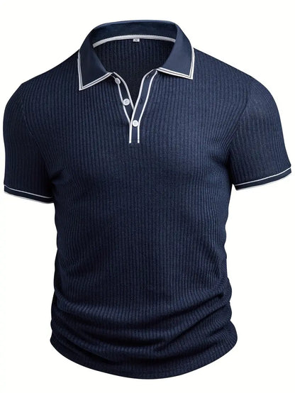 SEBASTIAN I STRUKTURIERTES POLOSHIRT