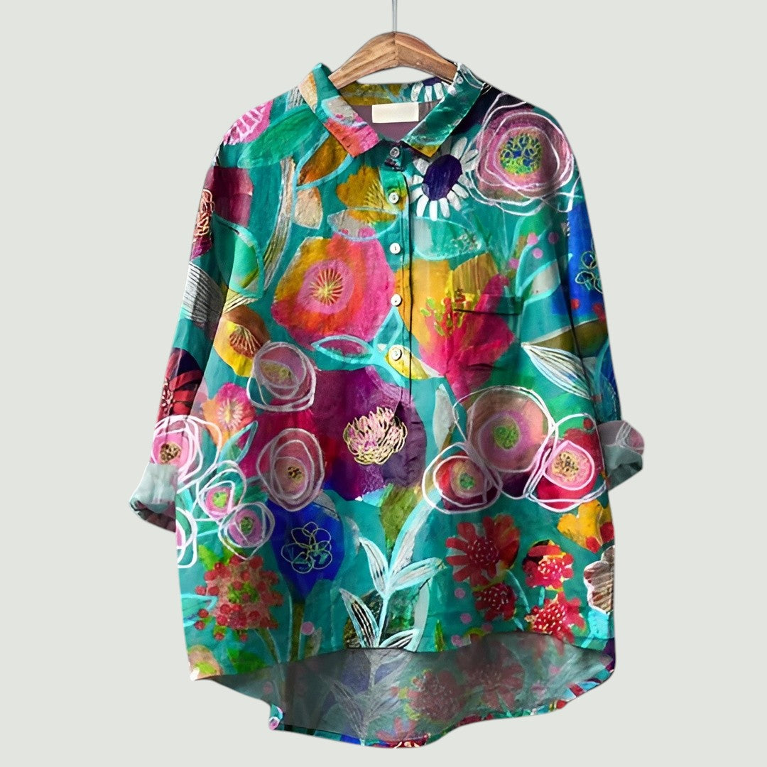 BERTHA I MODERNES LOCKER SITZENDES HEMD