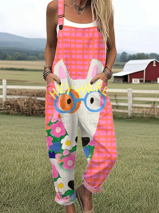 JULIA I STYLISCHER BEDRUCKTER JUMPSUIT