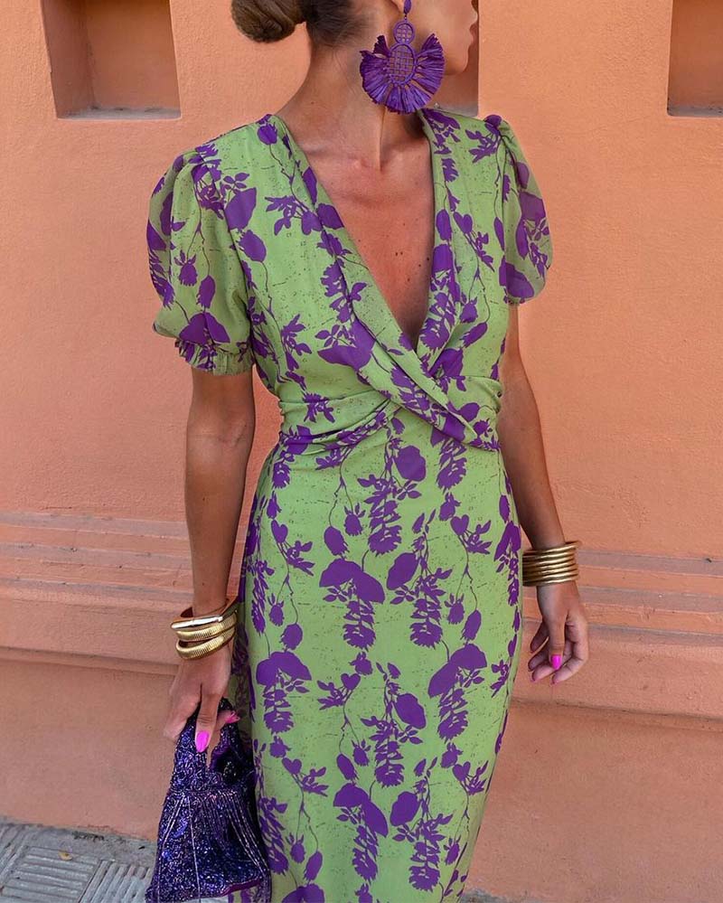 CELIA - Elegantes Blumenkleid