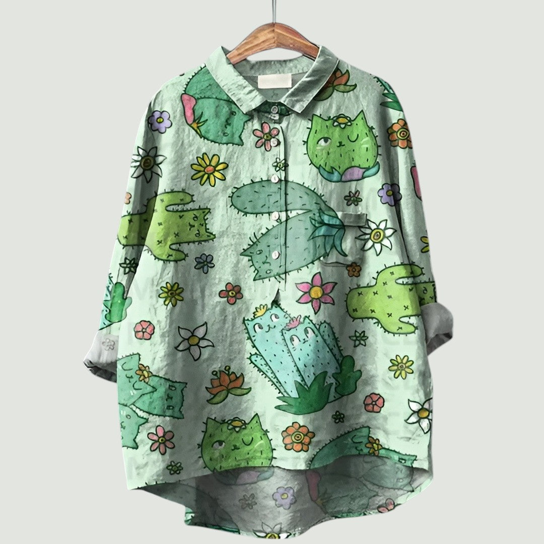 BERTHA I MODERNES LOCKER SITZENDES HEMD