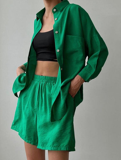 EHRENGARD I KLASSISCHES TOP & SHORTS-SET