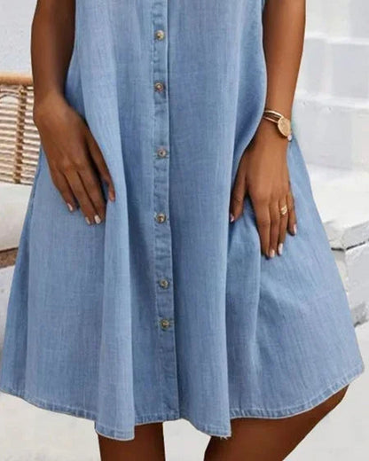 EVELINA I VIELSEITIGES MIDI-HEMDKLEID