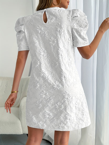 QUIRILDA I KURZARM-BLUMENKLEID