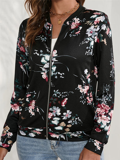 BRUNHILDA I TRENDIGER GEBLÜMTER JACKE