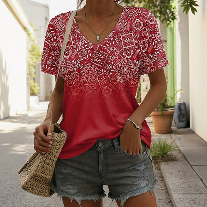 Vintage Ethnisches T-Shirt