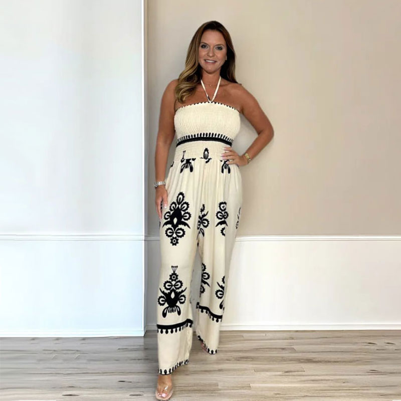 HEDDA I SCHULTERFREI JUMPSUIT