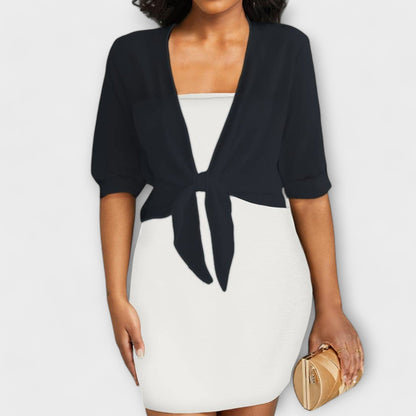 FENJA I MODISCHE BLUSE MIT V-AUSSCHNITT