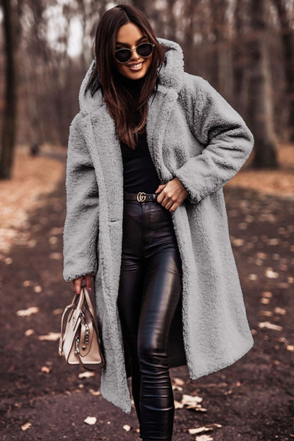 ADELINA I FRÜHLINGSMANTEL AUS FLEECE