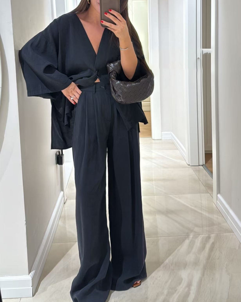 FRANKA I LUXURIÖSES SET AUS OBERTEIL UND HOSE