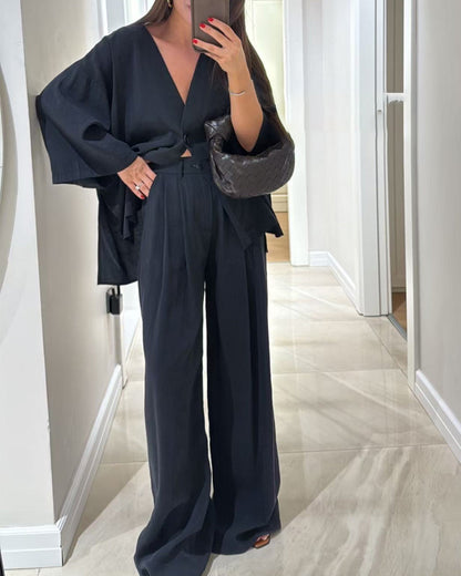 FRANKA I LUXURIÖSES SET AUS OBERTEIL UND HOSE