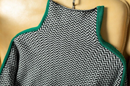 ISABEL I ROLLKRAGEN-PULLOVER MIT AUFDRUCK