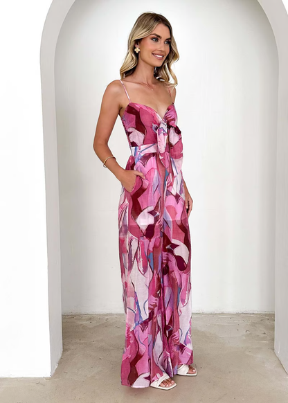 ANNALISE I CHICES MAXIKLEID MIT PRINT