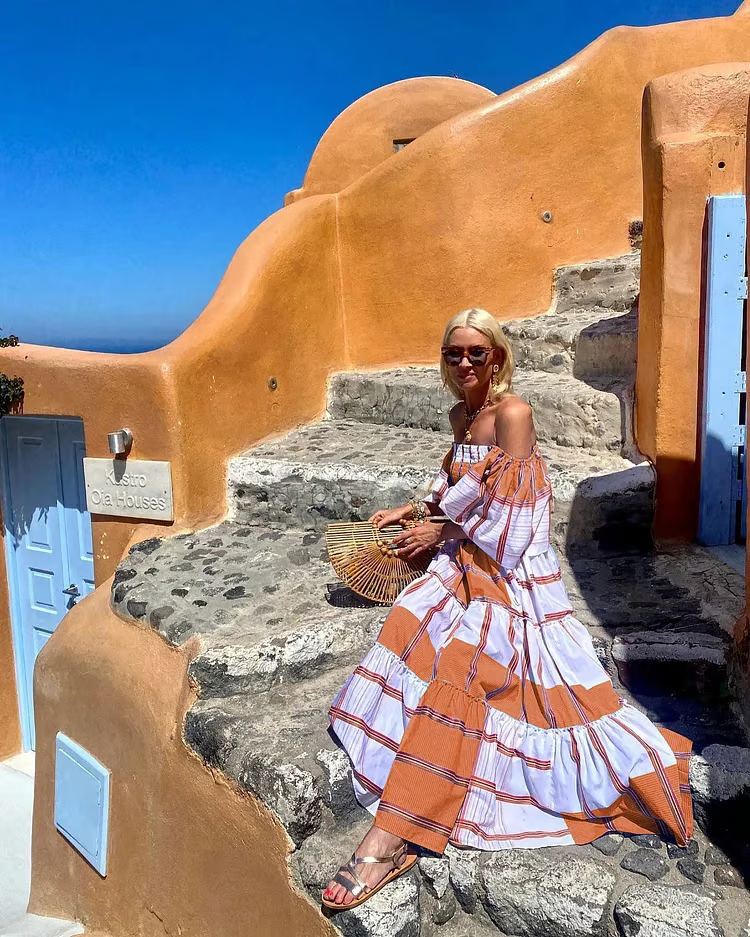 SERAPHINA I LUXURIÖSES SCHULTERFREIES MAXIKLEID