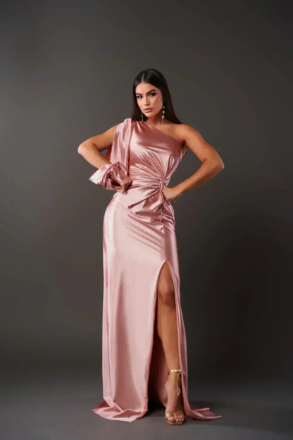 Alison - Elegantes Maxikleid mit Schlitz