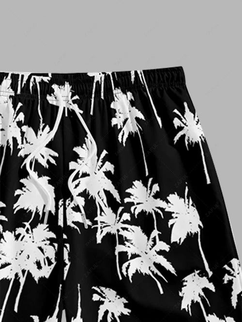 Das Roberto Russo – Cali Nights T-Shirt & Shorts mit Kordelzug