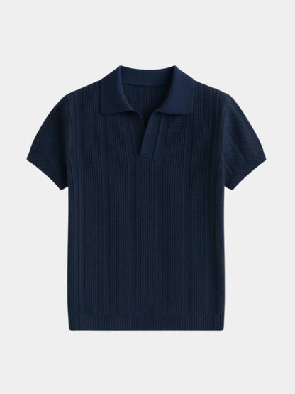 WULFRAM I TRENDIGES STRUKTURIERTES POLOSHIRT