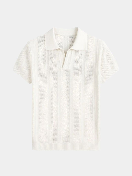 WULFRAM I TRENDIGES STRUKTURIERTES POLOSHIRT