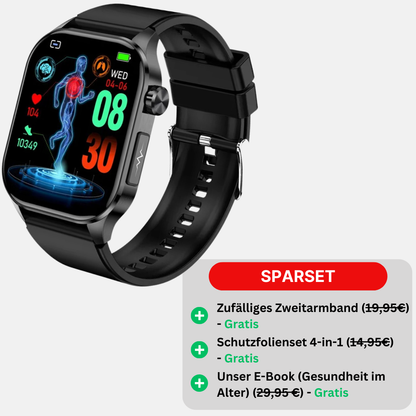 Kardena® CARE Pro 4 mit SOS-Funktion & Blutanalyse (Sparset)