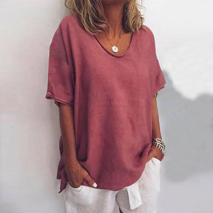 Lena | Versatile Linen Blouse