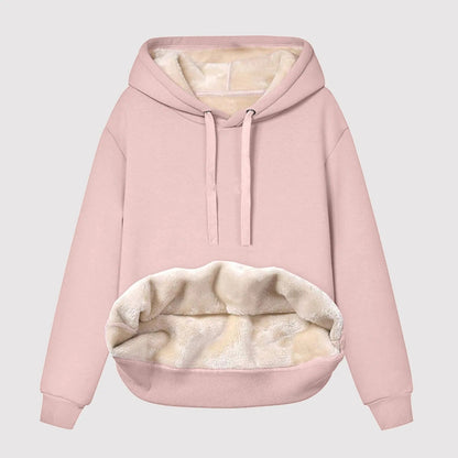 ELENOR I LÄSSIGER PULLOVER MIT KAPUZE