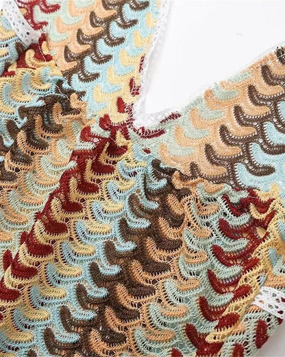 Andie™ - Schickes V-Ausschnitt Kleid