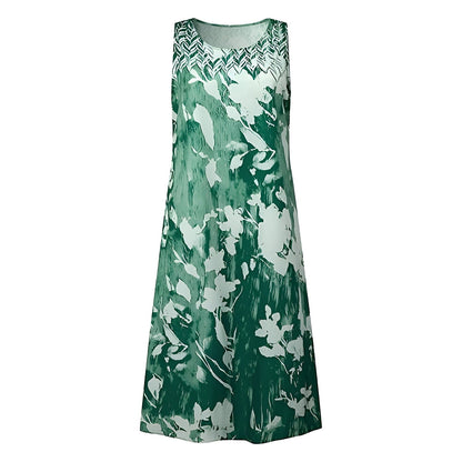 SOPHIE I ELEGANTES BEDRUCKTES KLEID