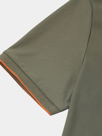 ALDWYN I ELEGANTES STRICK-POLOSHIRT