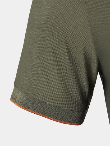 ALDWYN I ELEGANTES STRICK-POLOSHIRT