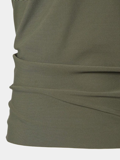 ALDWYN I ELEGANTES STRICK-POLOSHIRT