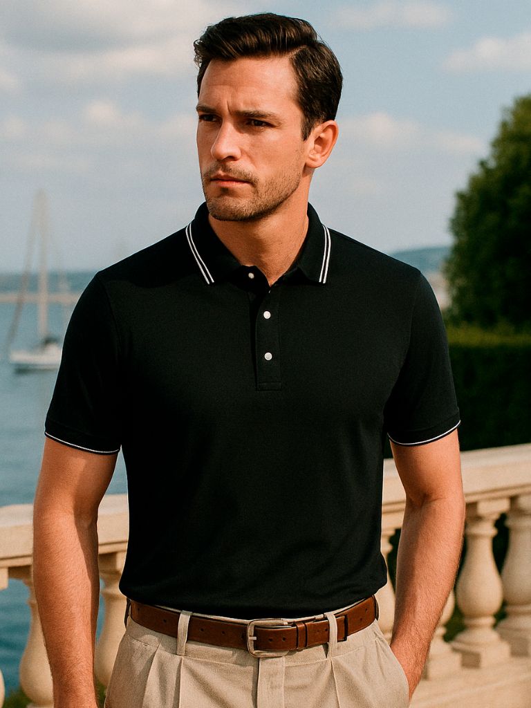 LENNOX I LUXURIÖSES SLIM FIT POLOSHIRT