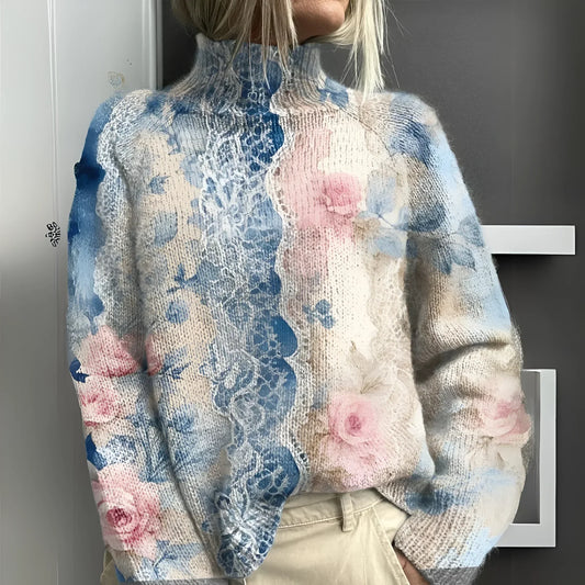 TABEA I BEDRUCKTER PULLOVER