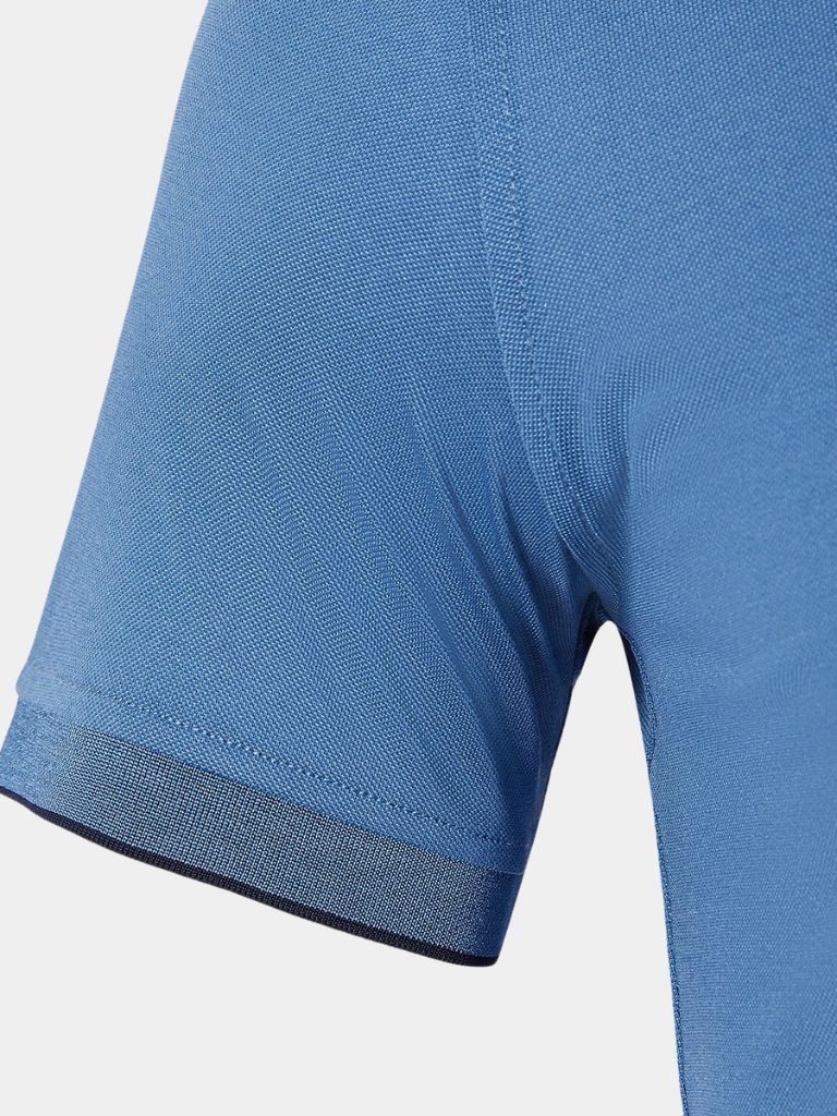 REGIS I STRICK-POLOSHIRT MIT VIERTEL-REISSVERSCHLUSS