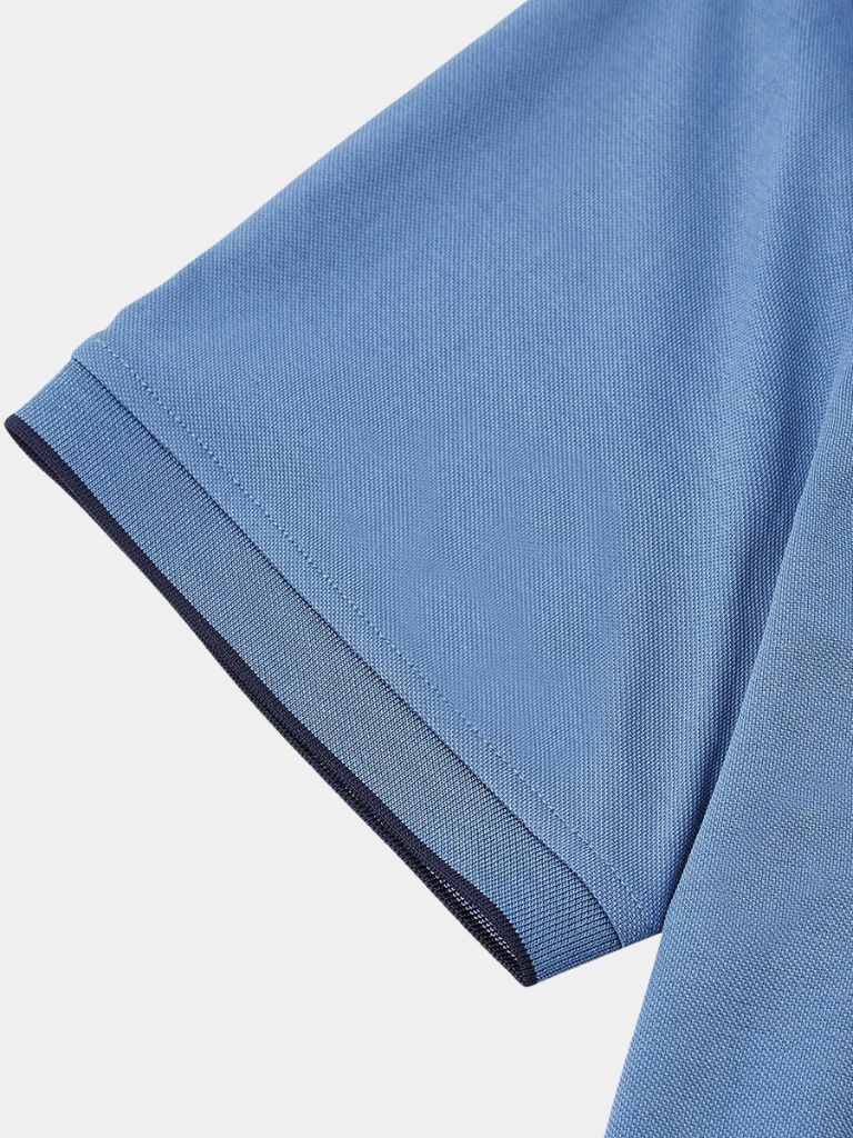 REGIS I STRICK-POLOSHIRT MIT VIERTEL-REISSVERSCHLUSS