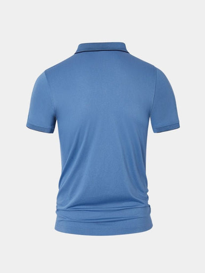 REGIS I STRICK-POLOSHIRT MIT VIERTEL-REISSVERSCHLUSS