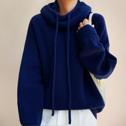ISLA I LÄSSIGER ROLLKRAGENPULLOVER
