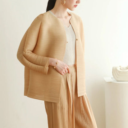 ERMELINDE I ELEGANTER PLISSIERTER BLAZER