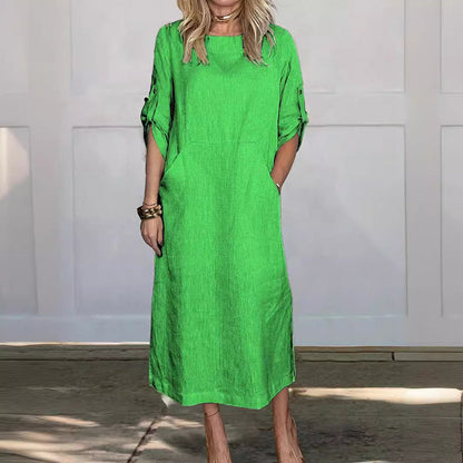 Lina – Elegantes Bauchabdeckendes Kleid