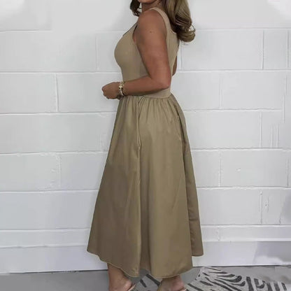 DORTE I KLASSIKER MAXIKLEID