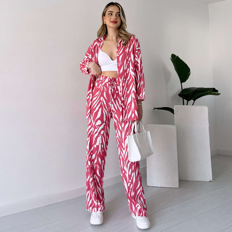 SYBILLE I LUXURIÖSES SET AUS OBERTEIL UND HOSE