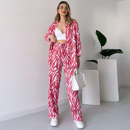 SYBILLE I LUXURIÖSES SET AUS OBERTEIL UND HOSE