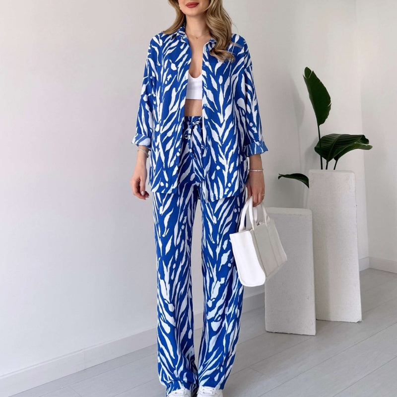 SYBILLE I LUXURIÖSES SET AUS OBERTEIL UND HOSE