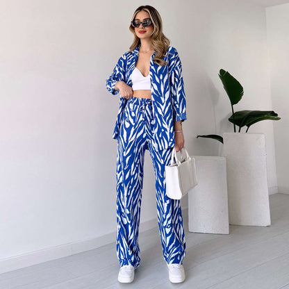 SYBILLE I LUXURIÖSES SET AUS OBERTEIL UND HOSE