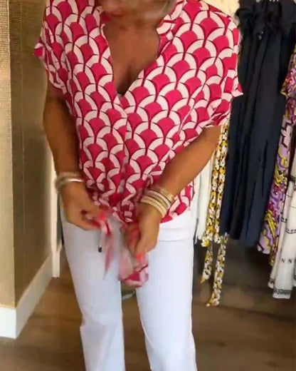 Sienna | Elegant Printed Blouse