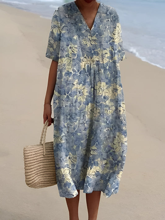 RIEMHILD I MEHRFARBIGES SOMMER-MAXIKLEID