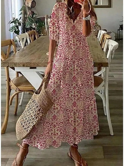 SOPHIA I BOHO V-AUSSCHNITT SOMMERKLEID