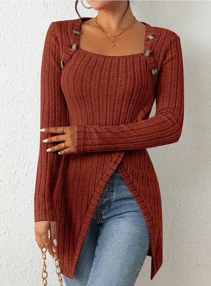WANDA I ASYMMETRISCHES STRICKTOP