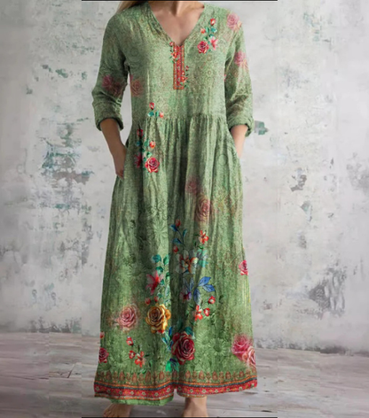 Anne - Chic Kleid, das den Bauch bedeckt