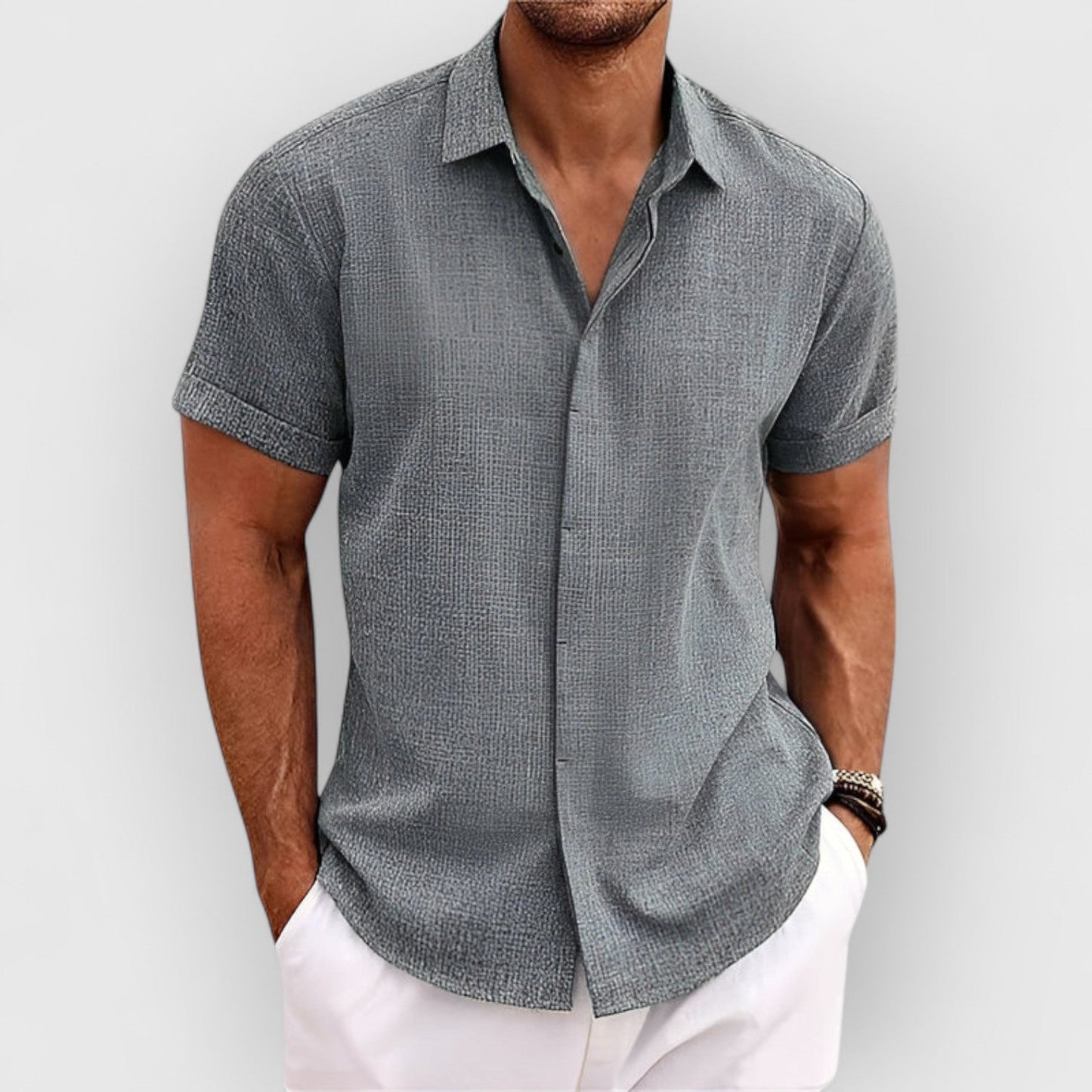 MANFRED I ELEGANTES HEMD MIT KRAGEN